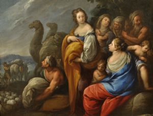 Rachele nasconde gli idoli